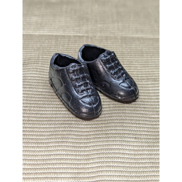 GI JOE 12" -black SHOES- 1/6 SCALE 1:6 - Picture 1 of 4
